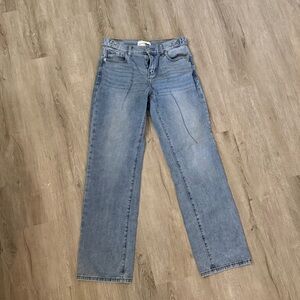 Fashion Nova Light Blue Straight Leg Jeans 29” inseam